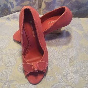Pink Naturalizer Wedge Heels